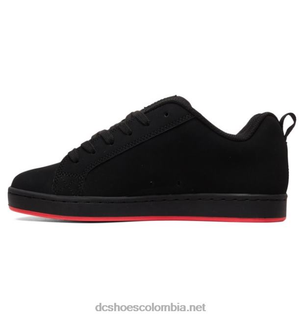 zapatos de corte graffik para mujer negro/rosa fuerte DC Shoes X4RB0439