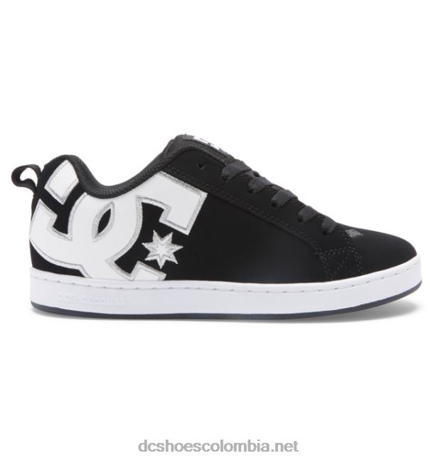 zapatos de corte graffik para mujer plantilla en blanco y negro DC Shoes X4RB0438