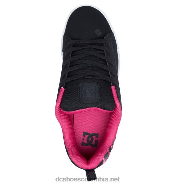 zapatos de corte graffik para mujer plantilla negra/rosa DC Shoes X4RB0437
