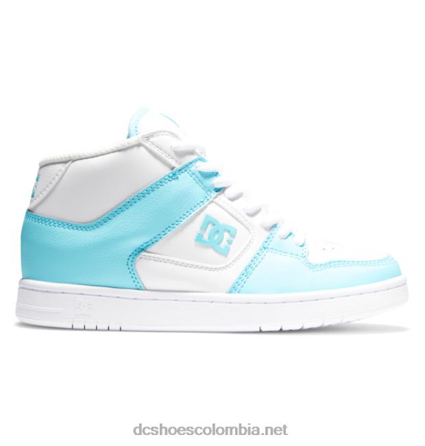 manteca 4 mid zapatillas de caña media para mujer blanco azul DC Shoes X4RB0500