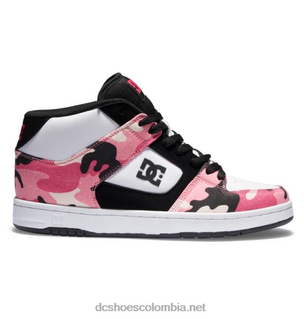 manteca 4 mid - zapatillas de caña media para mujer camuflaje negro/rosa loco DC Shoes X4RB0479