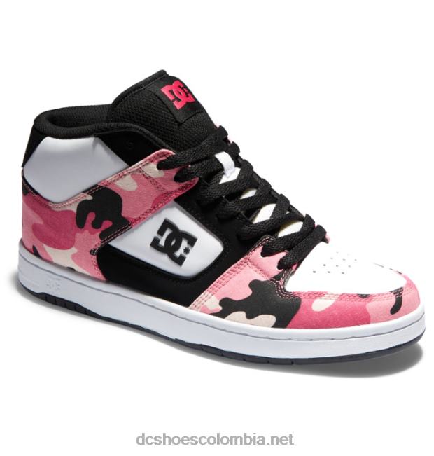 manteca 4 mid - zapatillas de caña media para mujer camuflaje negro/rosa loco DC Shoes X4RB0479
