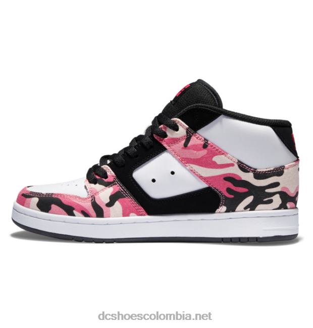 manteca 4 mid - zapatillas de caña media para mujer camuflaje negro/rosa loco DC Shoes X4RB0479
