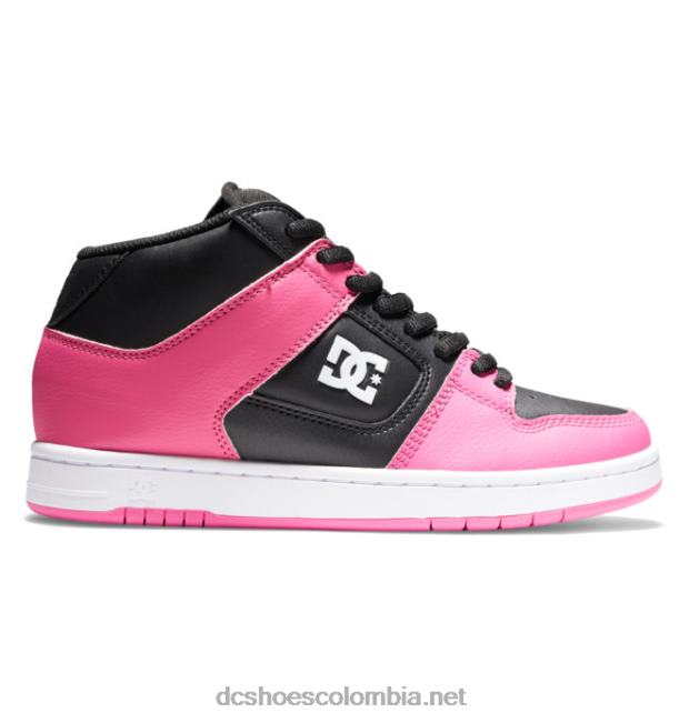 manteca 4 mid zapatillas de caña media para mujer negro/rosa DC Shoes X4RB0478