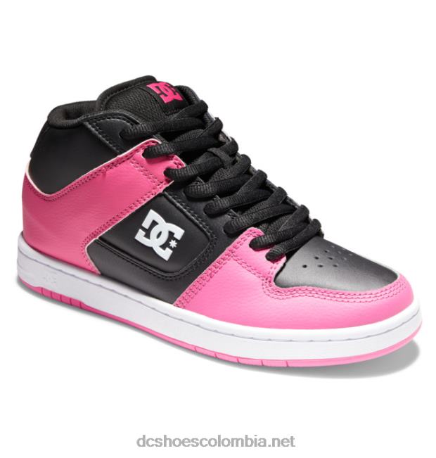 manteca 4 mid zapatillas de caña media para mujer negro/rosa DC Shoes X4RB0478