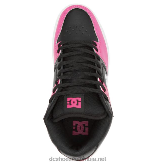 manteca 4 mid zapatillas de caña media para mujer negro/rosa DC Shoes X4RB0478