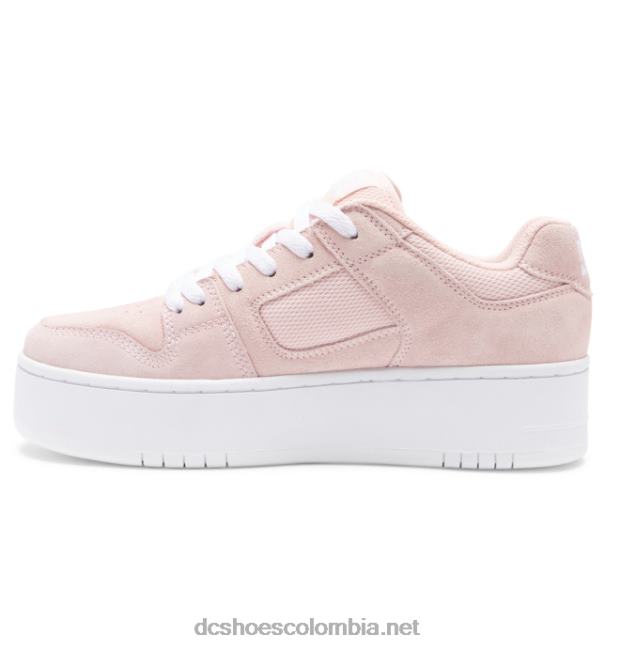 manteca 4 zapatos de plataforma para mujer Rosa claro DC Shoes X4RB0496