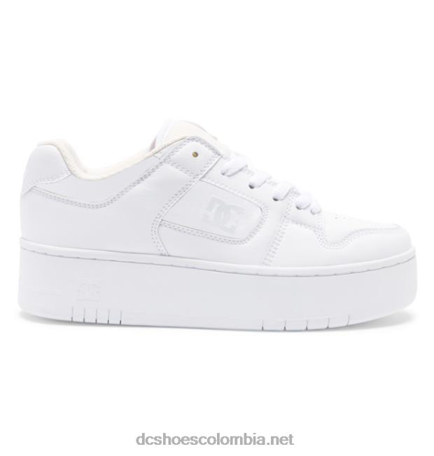 manteca 4 zapatos de plataforma para mujer blanco DC Shoes X4RB0488