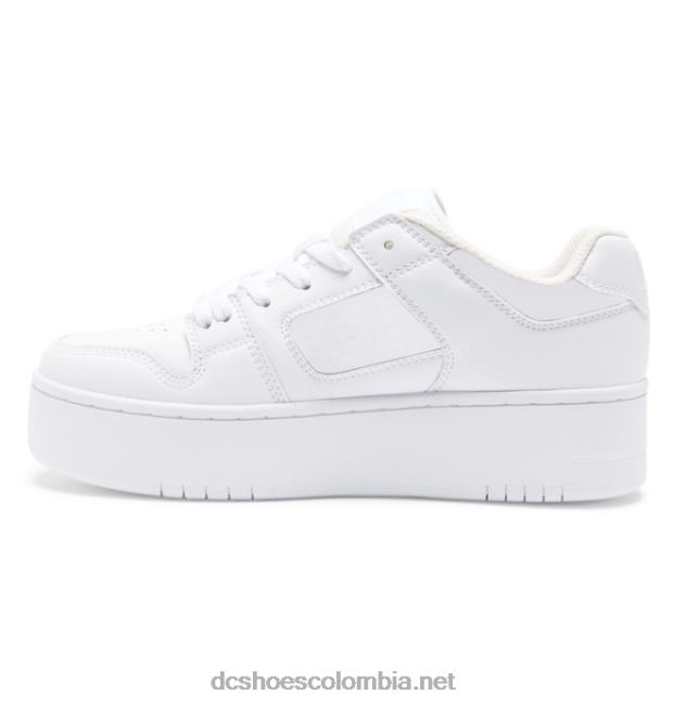 manteca 4 zapatos de plataforma para mujer blanco DC Shoes X4RB0488