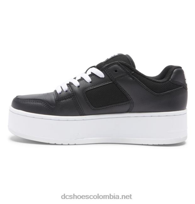 manteca 4 zapatos de plataforma para mujer blanco negro DC Shoes X4RB0489