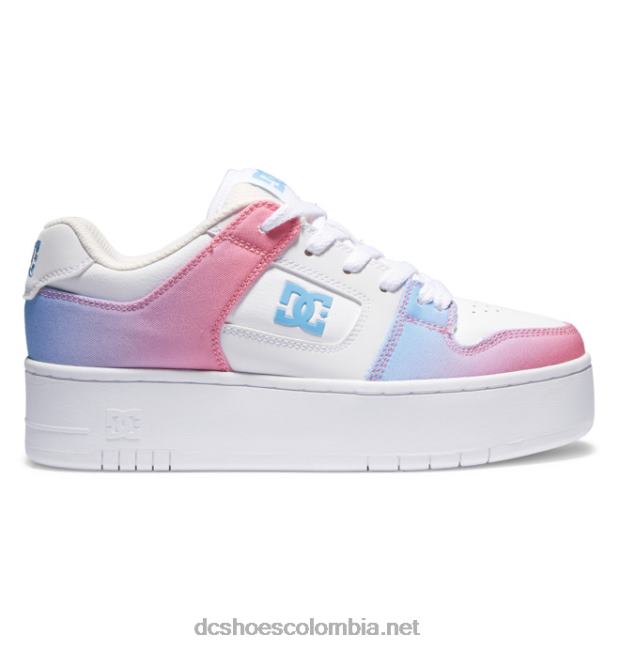 manteca 4 zapatos de plataforma para mujer gradiente de cono de nieve DC Shoes X4RB0464