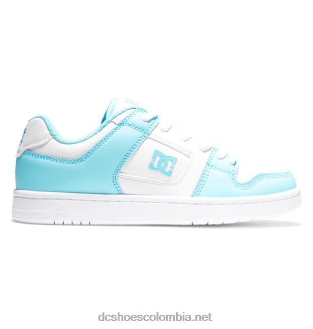 zapatos manteca 4 mujer resplandor blanco/azul DC Shoes X4RB0499