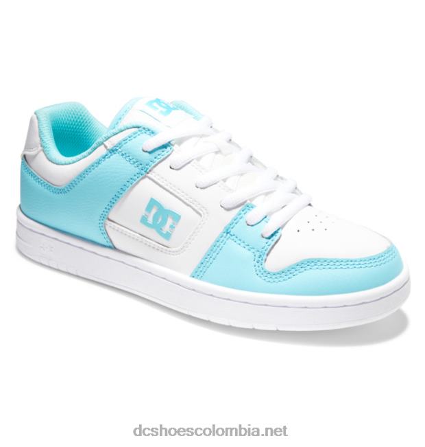 zapatos manteca 4 mujer resplandor blanco/azul DC Shoes X4RB0499