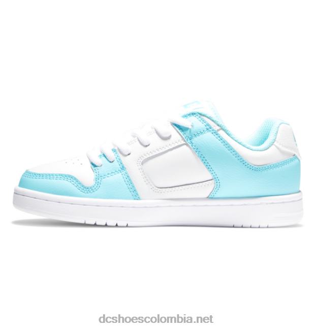 zapatos manteca 4 mujer resplandor blanco/azul DC Shoes X4RB0499