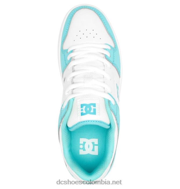 zapatos manteca 4 mujer resplandor blanco/azul DC Shoes X4RB0499