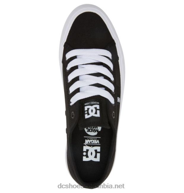 plataforma manual - zapatos de plataforma plana para mujeres blanco negro DC Shoes X4RB0474