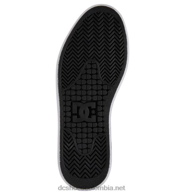 plataforma manual - zapatos de plataforma plana para mujeres blanco negro DC Shoes X4RB0474