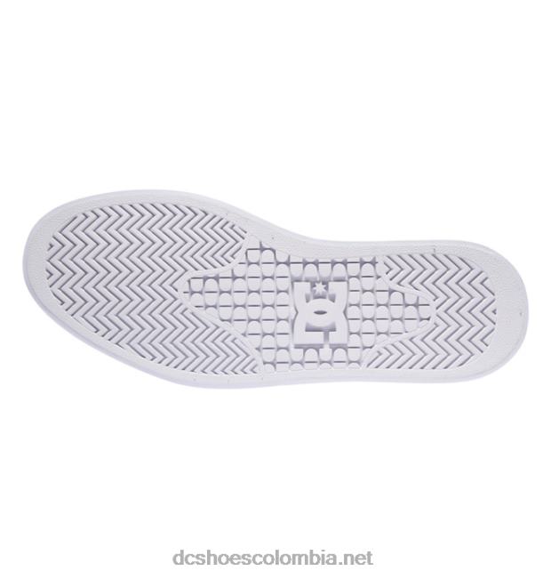 zapatos altos de plataforma alta manual para mujer blanco/negro/flor DC Shoes X4RB0471