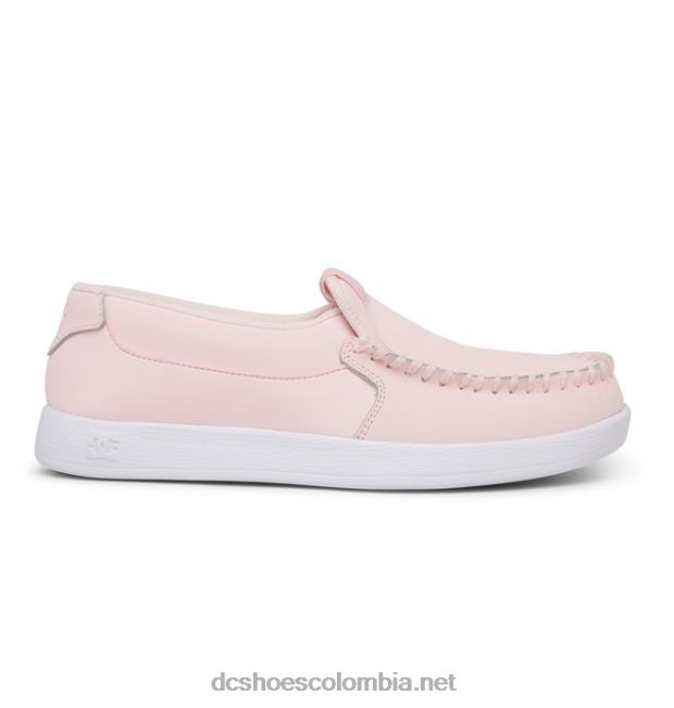 zapatos sin cordones de villano para mujer Rosa claro DC Shoes X4RB0434