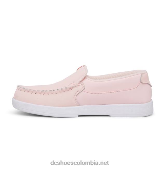 zapatos sin cordones de villano para mujer Rosa claro DC Shoes X4RB0434