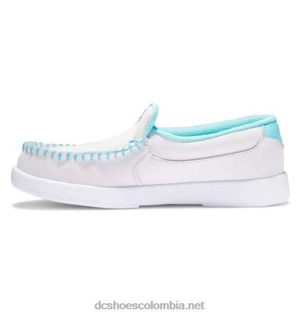 zapatos sin cordones de villano para mujer Verde gris DC Shoes X4RB0435