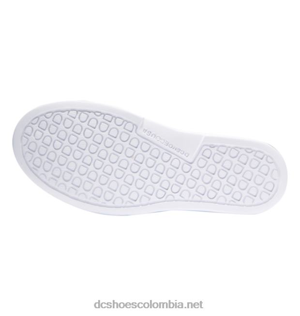 zapatos sin cordones de villano para mujer Verde gris DC Shoes X4RB0435