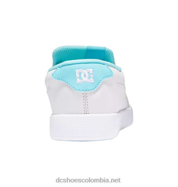 zapatos sin cordones de villano para mujer Verde gris DC Shoes X4RB0435