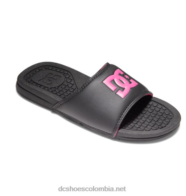 sandalias bolsa de mujer negro/rosa DC Shoes X4RB0463