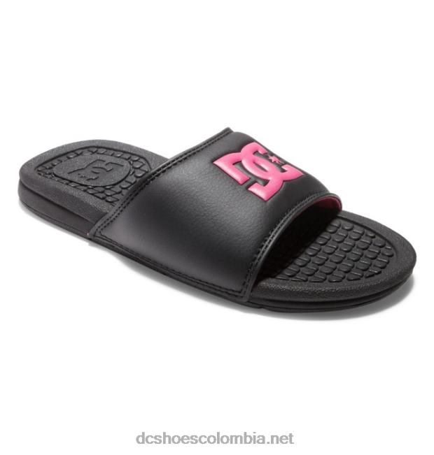 sandalias bolsa de mujer negro/rosa DC Shoes X4RB0501