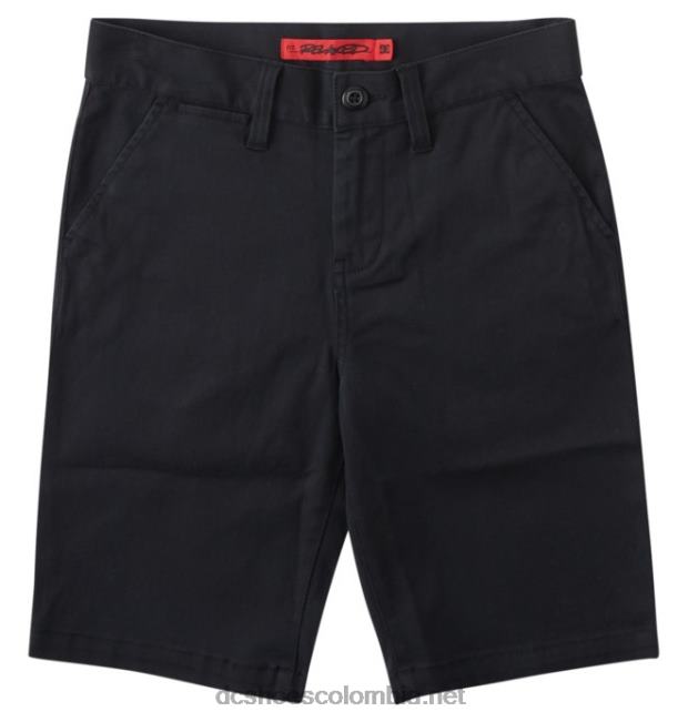 shorts chinos de corte holgado para niño negro DC Shoes X4RB0517