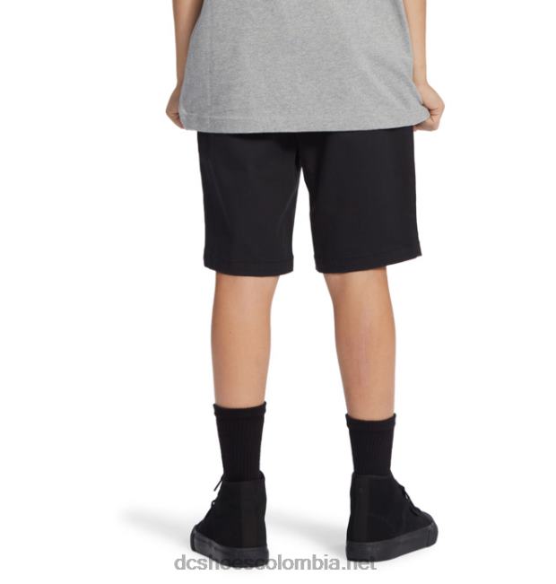 shorts chinos de corte holgado para niño negro DC Shoes X4RB0517