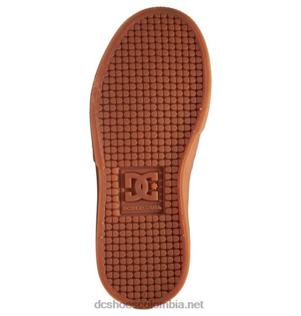 zapatos de caña media para niños kalis vulc mid negro/goma DC Shoes X4RB0515