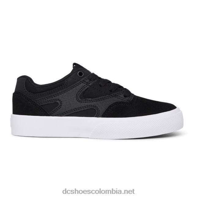 zapatos kalis vulc para niños blanco negro DC Shoes X4RB0557