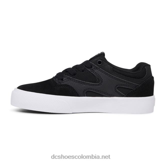 zapatos kalis vulc para niños blanco negro DC Shoes X4RB0557