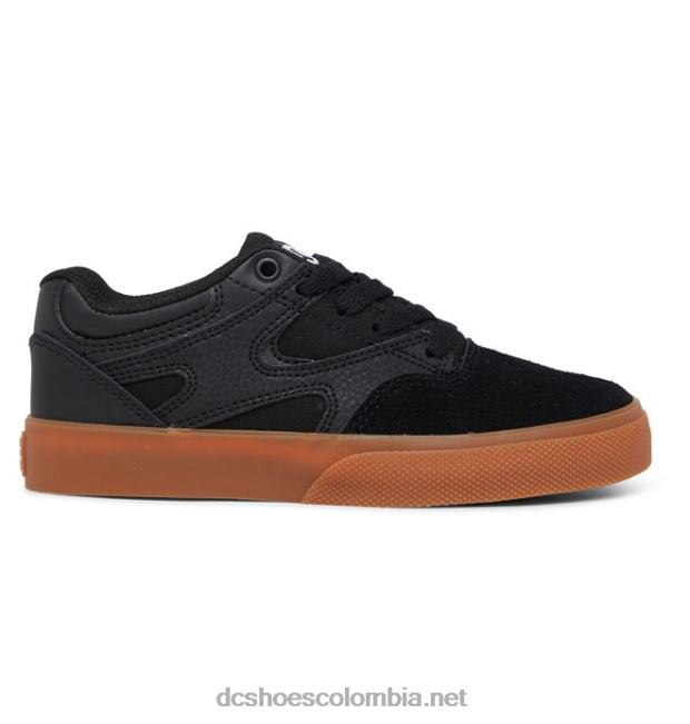 zapatos kalis vulc para niños negro/goma DC Shoes X4RB0558
