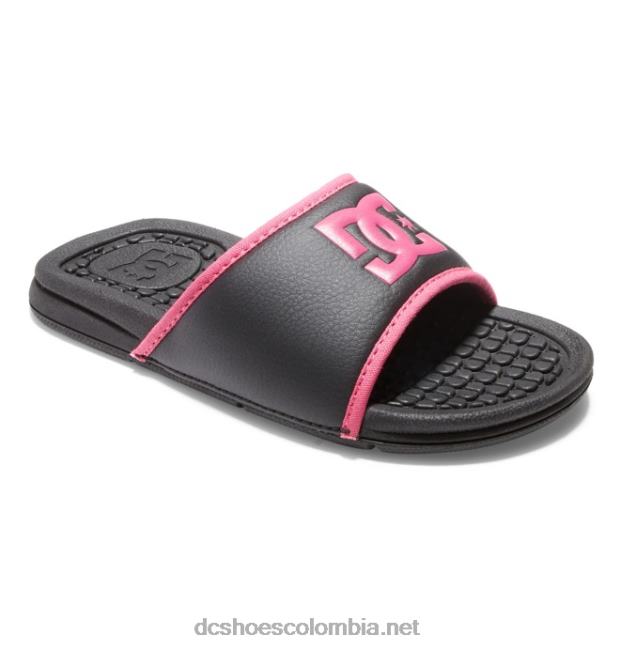 bolsa - sandalias para niñas plantilla negra/rosa DC Shoes X4RB0552