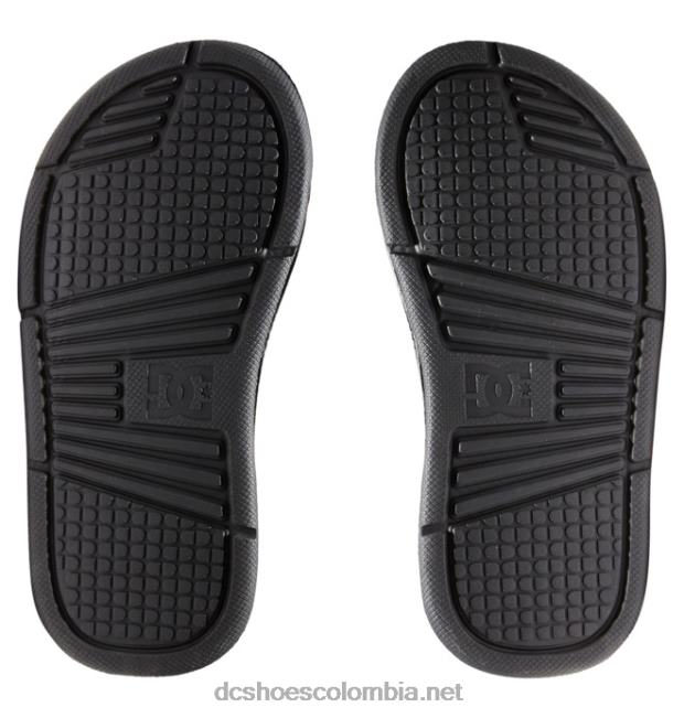 bolsa - sandalias para niñas plantilla negra/rosa DC Shoes X4RB0552