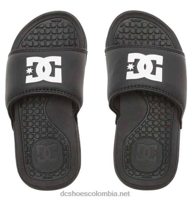 bolsa - sandalias para niños blanco negro DC Shoes X4RB0536