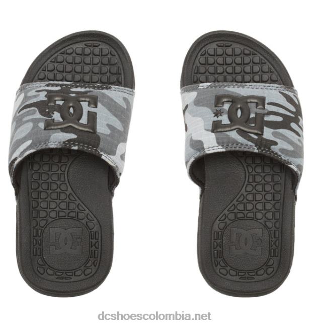 bolsa - sandalias para niños camuflaje gris DC Shoes X4RB0525