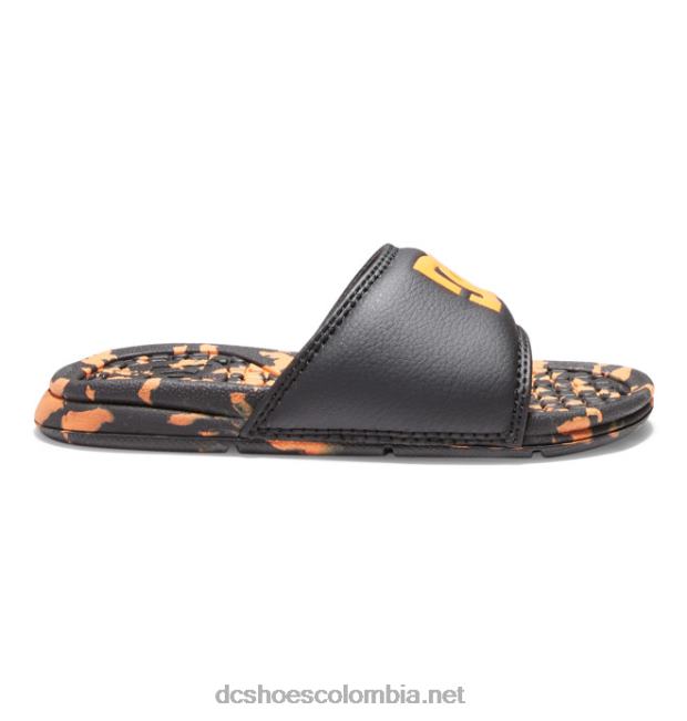 bolsa - sandalias para niños negro/naranja DC Shoes X4RB0548