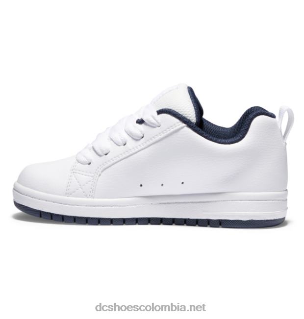 zapatos de salón para niños con graffik blanco/azul/verde DC Shoes X4RB0532