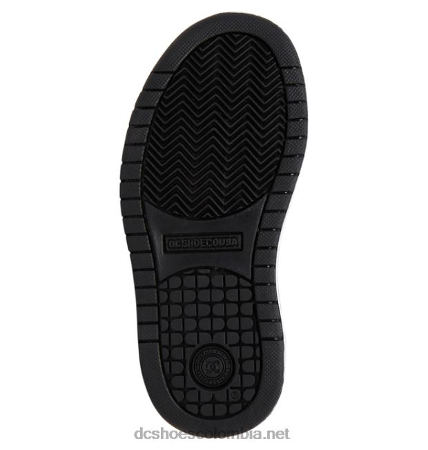 zapatos de salón para niños con graffik blanco negro DC Shoes X4RB0568