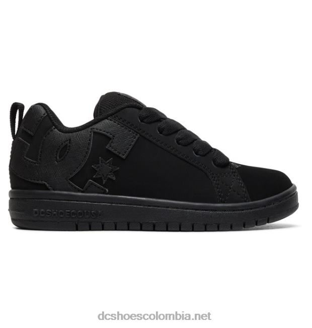 zapatos de salón para niños con graffik negro DC Shoes X4RB0538