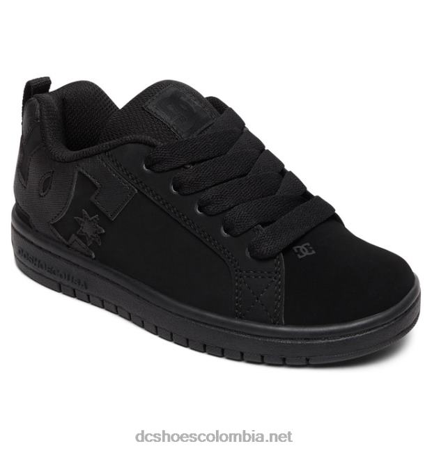 zapatos de salón para niños con graffik negro DC Shoes X4RB0538