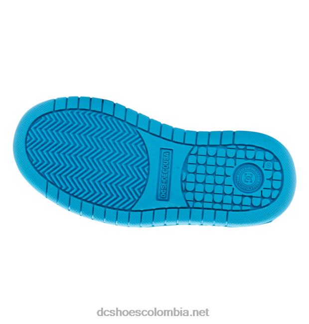 zapatos de salón para niños con graffik negro/blanco/verde DC Shoes X4RB0550