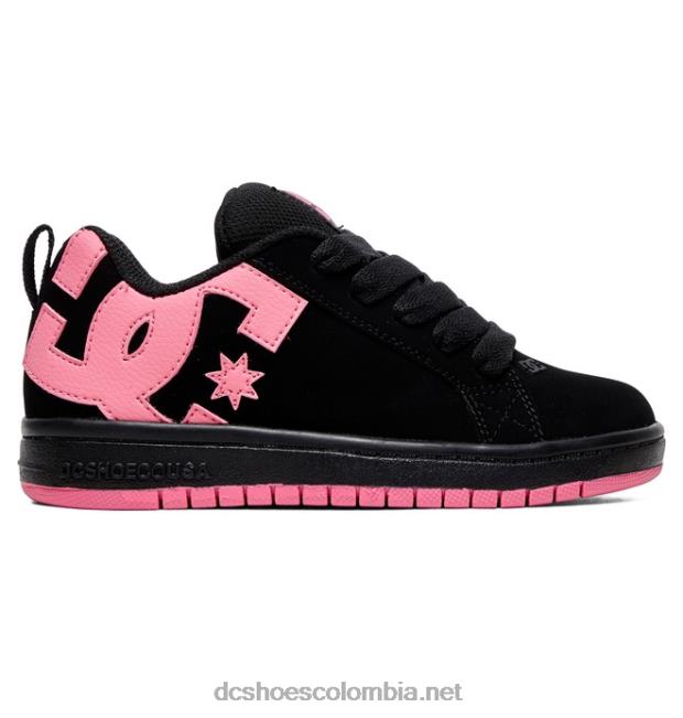 zapatos de salón para niños con graffik negro/rosa DC Shoes X4RB0537