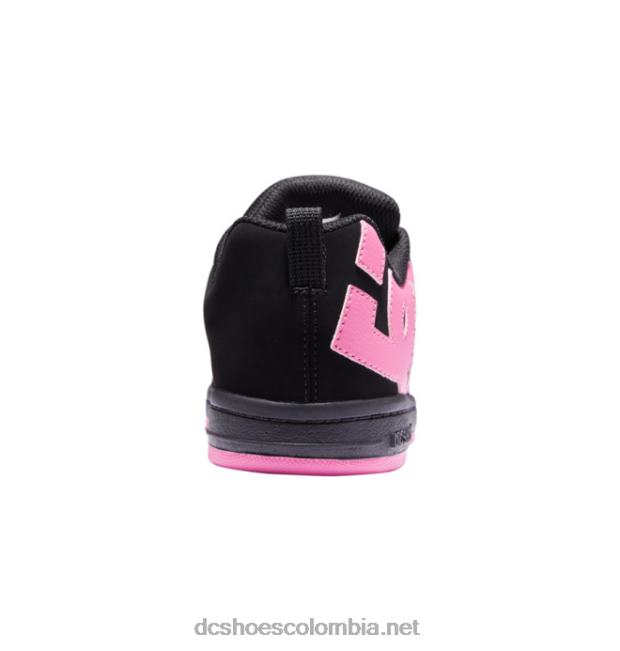 zapatos de salón para niños con graffik negro/rosa DC Shoes X4RB0537
