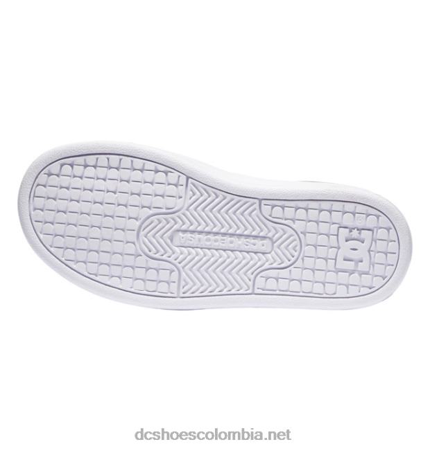 zapatos manteca 4 niños cordones elasticos negro/blanco/rojo DC Shoes X4RB0562