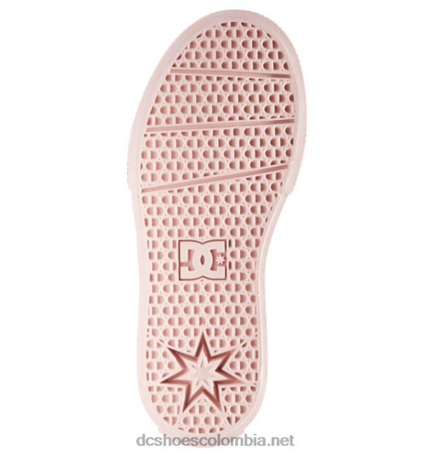 zapatos infantiles manuales con velcro Rosa claro DC Shoes X4RB0512