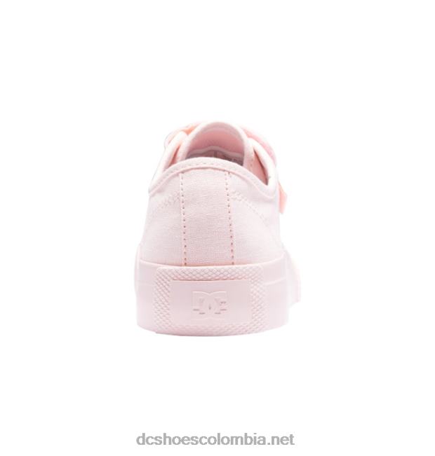 zapatos infantiles manuales con velcro Rosa claro DC Shoes X4RB0512
